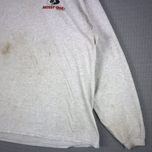 Mossy Oak Y2K Deer Hunting Cotton Longsleeve Distressed XXL - Picture 6 of 8